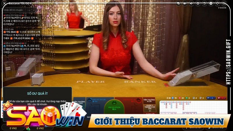 Saowin mang tới bet thủ nhiều bàn cược baccarat bắt mắt